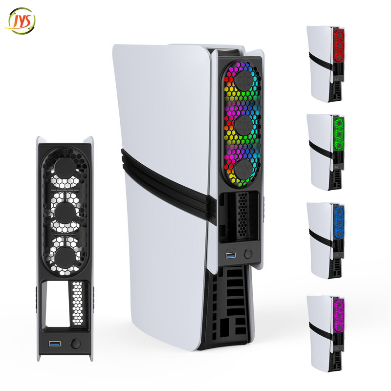JYS พัดลมระบายอากาศ for PS5Slim & PS5Pro RGB Cooling Fan รุ่น JYS-P5228