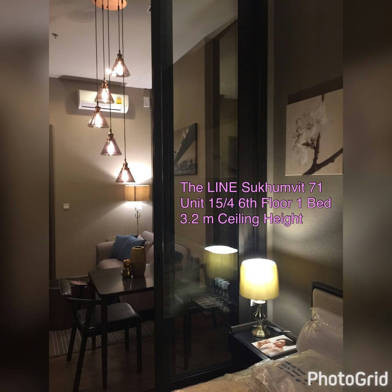 รหัสทรัพย์ 29650 ให้เช่าคอนโด The Line Sukhumvit 71 (เดอะ ไลน์ สุขุมวิท 71) ห้อง 1 ห้องนอน 1 ห้องน้ำ