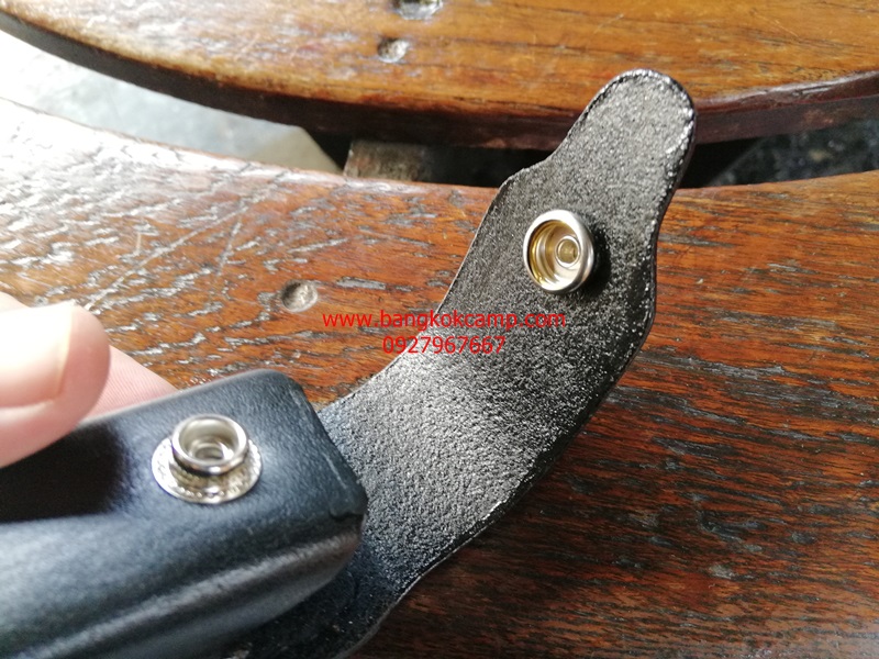 ซองหนังแท้ (สีดำ) ใส่ Victorinox รุ่น SwissChamp