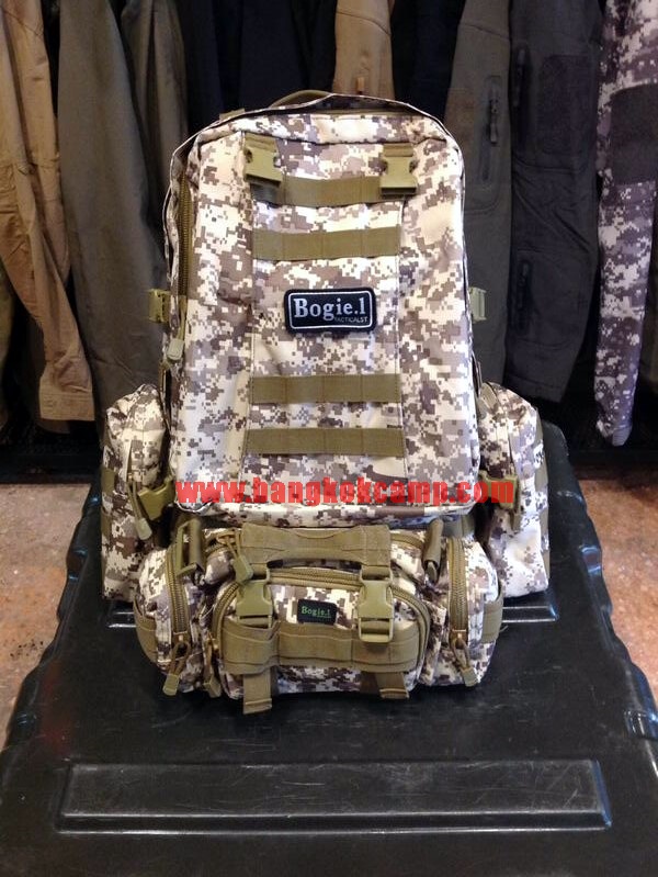 กระเป๋าเป้ แม่-ลูก จุได้50ลิตร (50L) ซื้อ1ได้ถึง4, (ลายมัลติแคม)