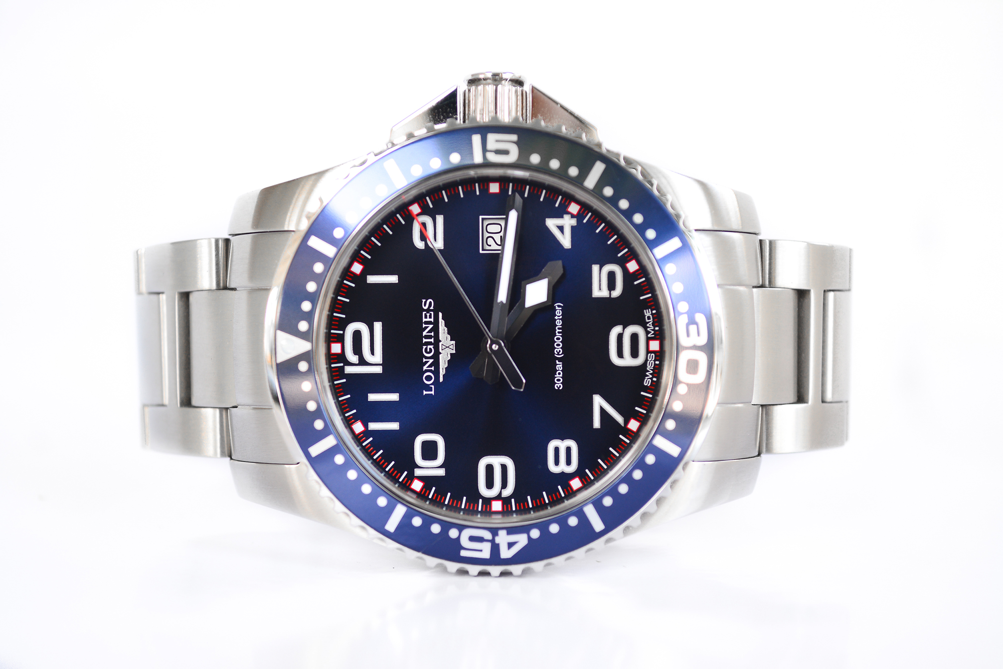 Longines HydroConquest Quartz หน้าน้ำเงิน (Sold)
