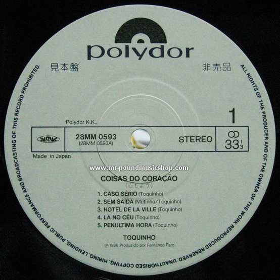 Toquinho - Coisas Do Coracao