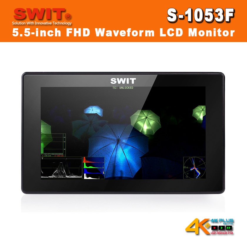 SWIT S-1053F 5.5-inch FHD Waveform LCD Monitor