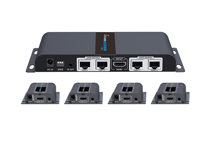 Vanzel LH-104EA 1x4 HDMI Extender Splitter over CAT6/6a/7 40m with IR pass-back **สินค้าตกรุ่น**