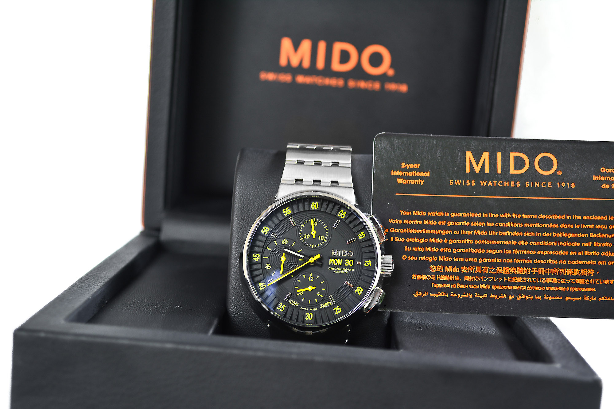 NEW:Mido Automatic Chronograph M8360.4.B8.1