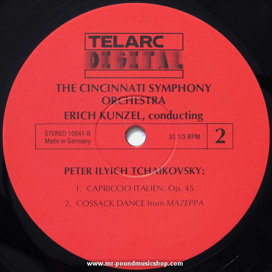 Erich Kunzel with Cincinnati Symphony Orchestra - Tchaikovsky / 1812 / Capriccio Italien / "Cossack Dance" from Mazeppa