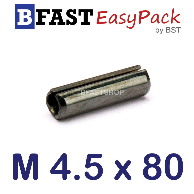 ปิ๊นตะกุด M 4.5 x 80 ( 2 ตัว/ถุง )