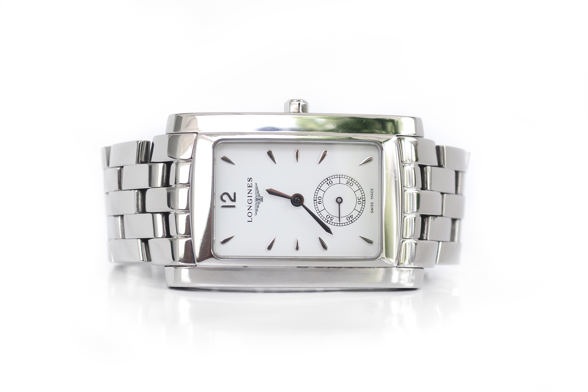 Longines DolceVita Small Second Man Size Quartz หน้าขาว