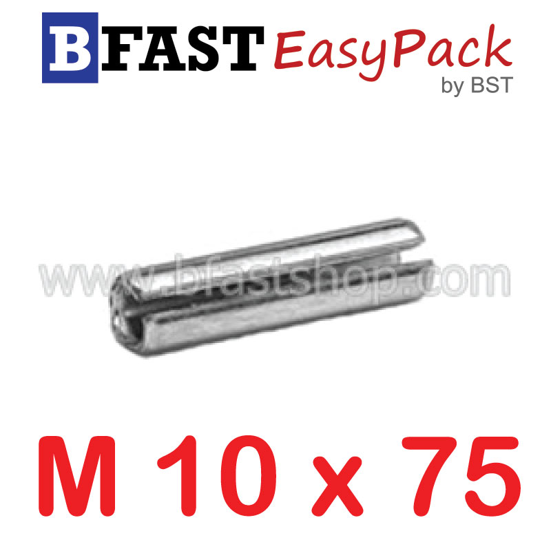 ปิ๊นตะกุดสแตนเลส SUS M10 x 75 (1 ตัว/ถุง)