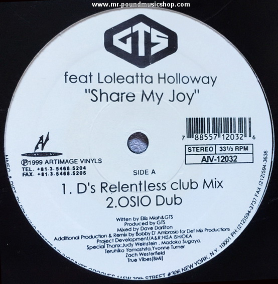 GTS feat. Loleatta Holloway - Share My Joy