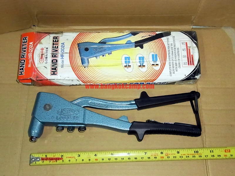คีมย้ำรีเวท.กุ้ง REVETER LOBSTER HR-002A Made in Japan ใหม่เก่าเก็บ พร้อมกล่องเดิม