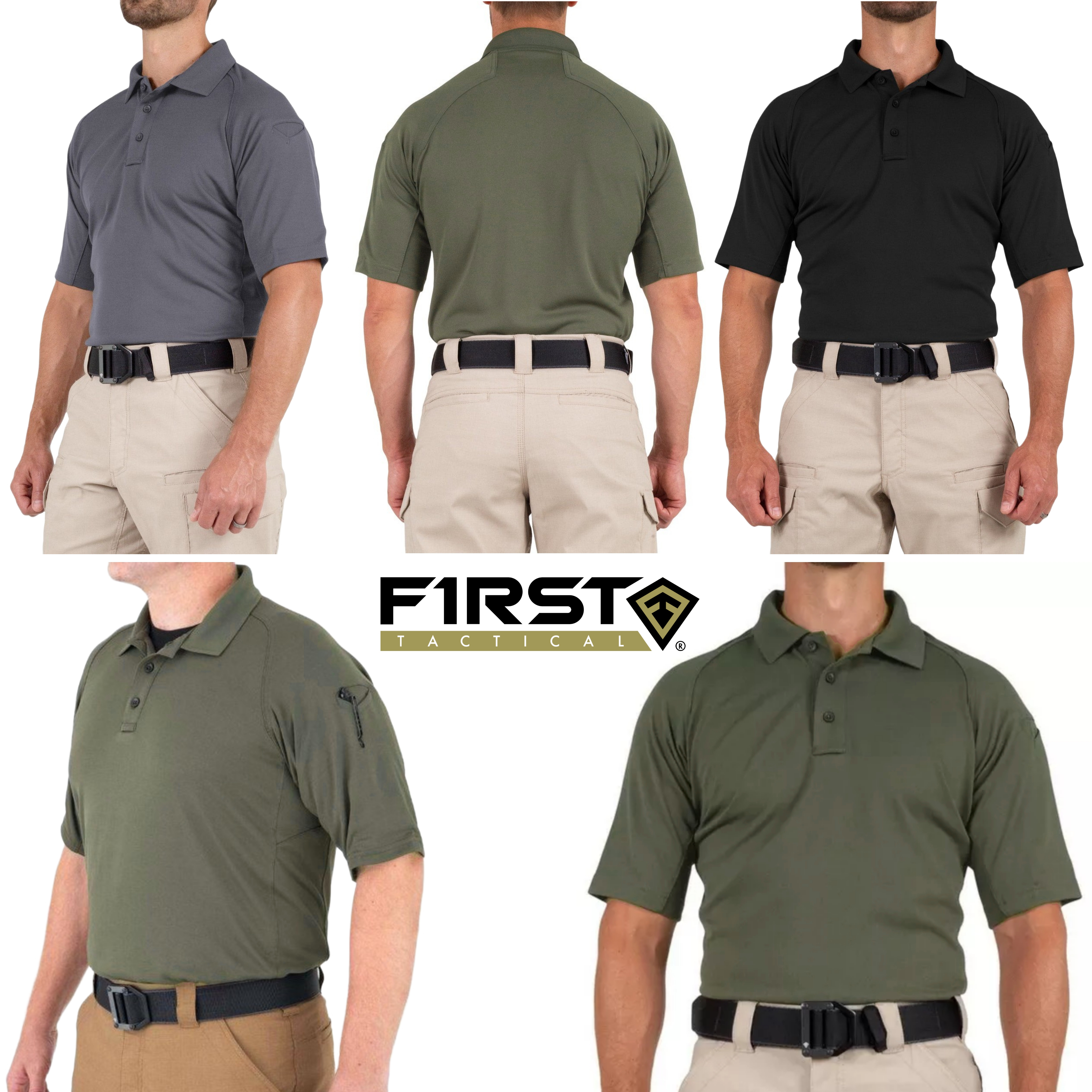 First Tactical Performance Short Sleeve Polo With Pen Pocket