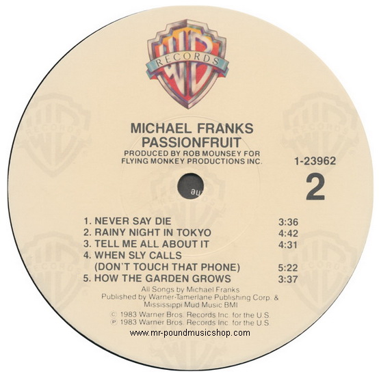 Michael Franks - Passionfruit