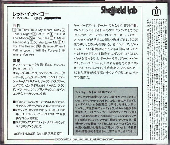 Clair Marlo - Let It Go