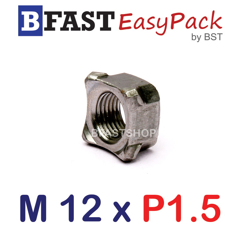 หัวน็อตอ๊าค M 12 x P1.5 (5 ตัว/ถุง)