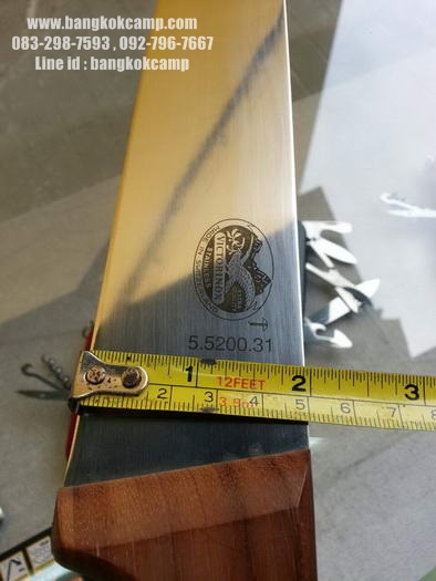 มีด ด้ามไม้ Victorinox ใบมีด 28 cm. (11 นิ้ว) Made in Switzerland ใหม่ แท้ (5.5200.28)