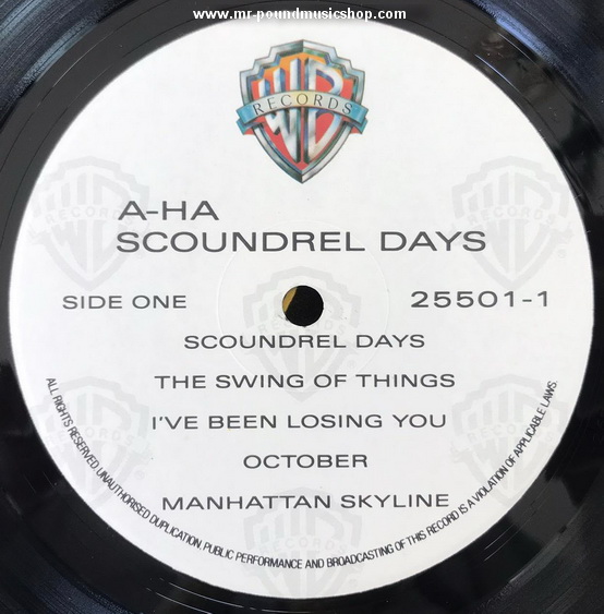 a-ha - Scoundrel Days