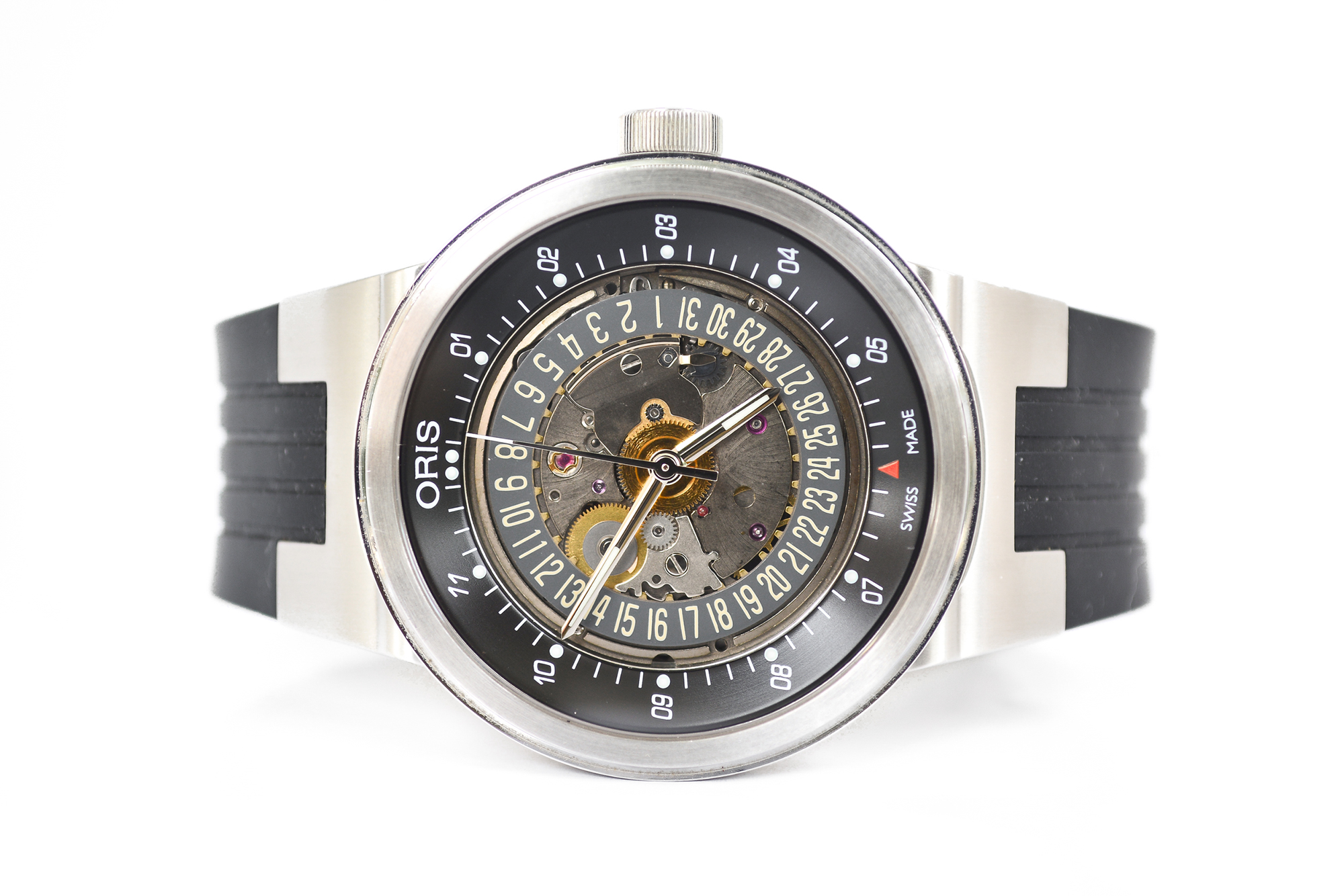 Oris Williams F1 Skeleton Engine Date Automatic
