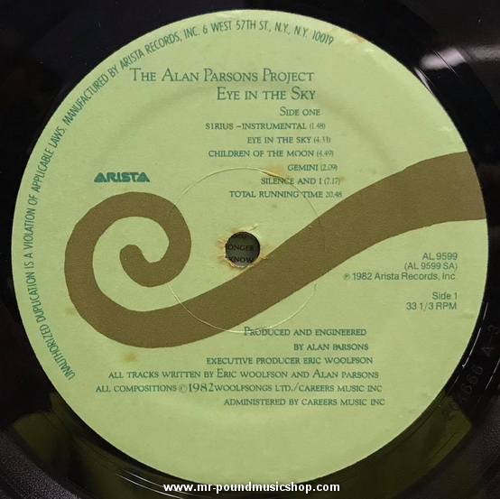 The Alan Parsons Project - Eye in The Sky