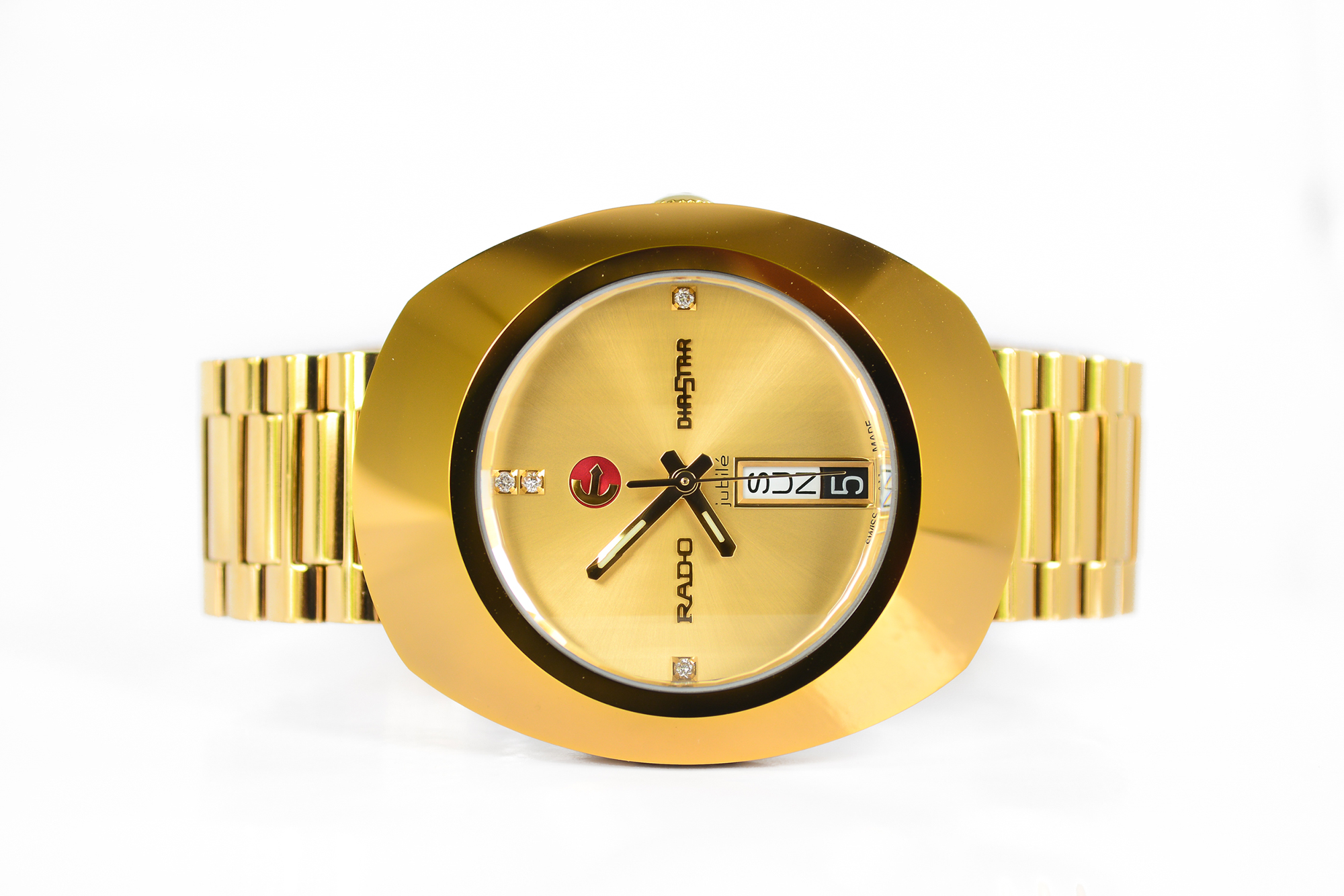 Rado Diastar Jubile เรือนทอง ฝังเพชร 4 เม็ด
