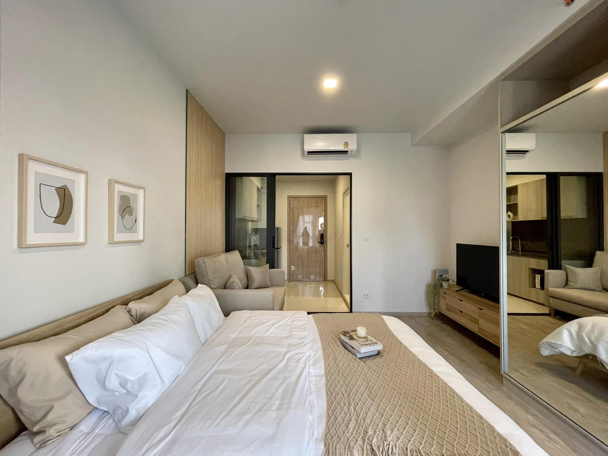 ให้เช่าคอนโด The Tree Pattanakarn-Ekkamai : เดอะ ทรี พัฒนาการ-เอกมัย 1 ห้องนอน 1 ห้องน้ำ ชั้น 9 ห้องขนาด 26 ตรม.เฟอร์ครบพร้อมเข้าอยู่