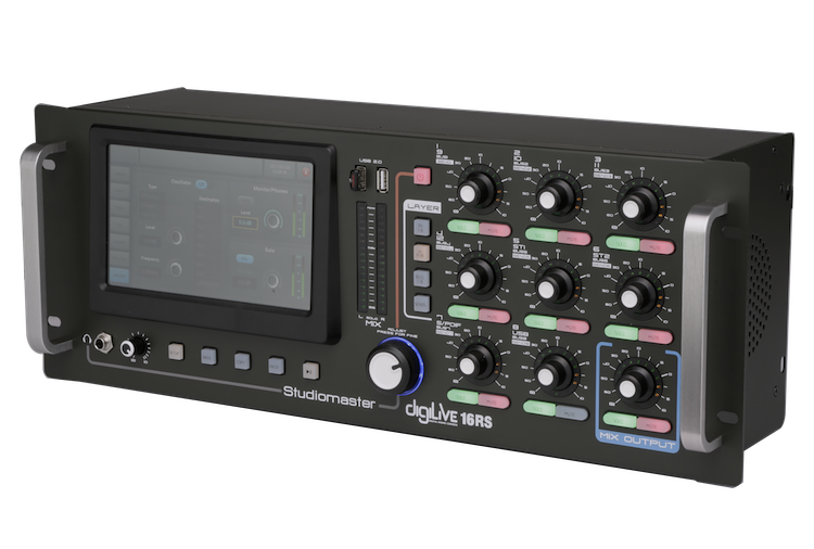 DIGILIVE 16RS Digital Mixing Console 12 MIC Input 2 Stereo มิกซ์เซอร์ ดิจิตอลใส่แรค
