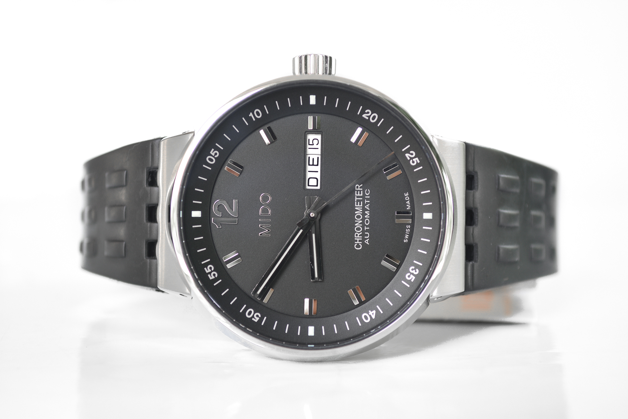 Mido All Dial Chronometer Automatic King Size หน้าดำ