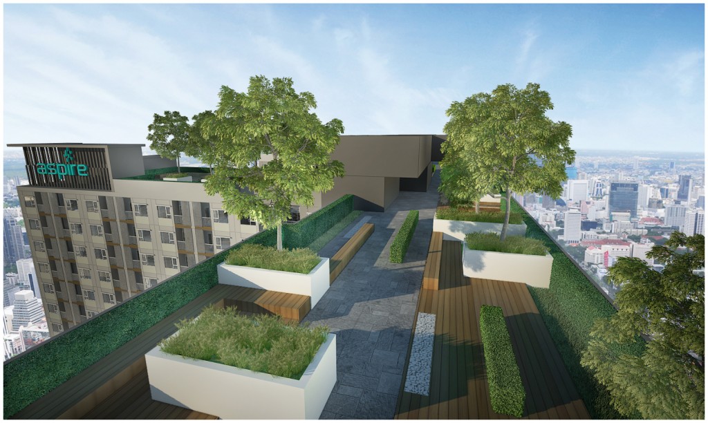 ขายคอนโด Aspire Erawan (แอสปาย เอราวัณ) 2 ห้องนอน 2 ห้องน้ำ 47 ตรม. เป็นห้องมุม