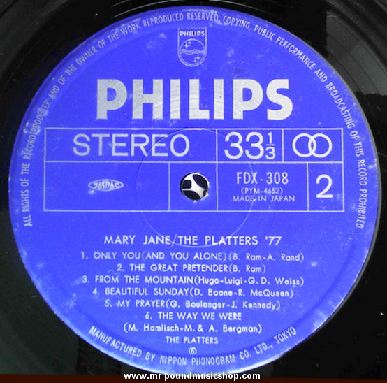 The Platters - Mary Jane / The Platters '77