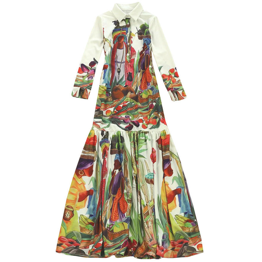 Lovaru Casual Long Sleeve Lapel Dressï¼ˆWhiteï¼‰