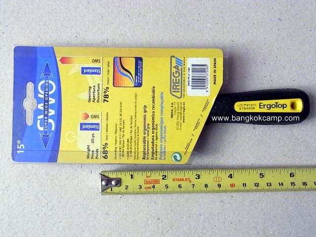 ประแจเลื่อน IREGA 6 นิ้ว (ปากขยาย) ปากกว้างกว่า กว้างเท่ากับตัวปกติ 10 นิ้ว Made in SPAIN ใหม่