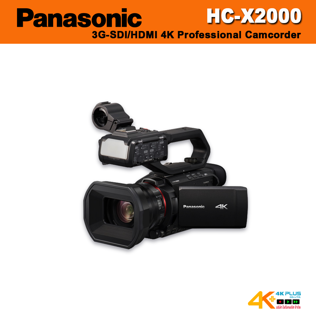 Panasonic HC-X2000 UHD 4K 3G-SDI/HDMI Professional Camcorder