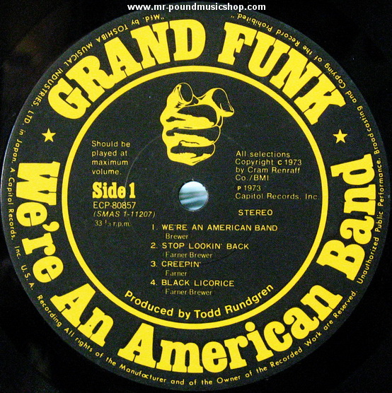 Grand Funk - We're An American Band