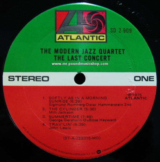 The Modern Jazz Quaetet - The Last Concert