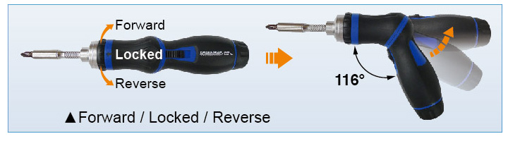 ชุดไขควงเกียร์ Crossman 14 in1 (เป็นก๊อกแก๊กในตัว) ด้ามปรับเอียงได้