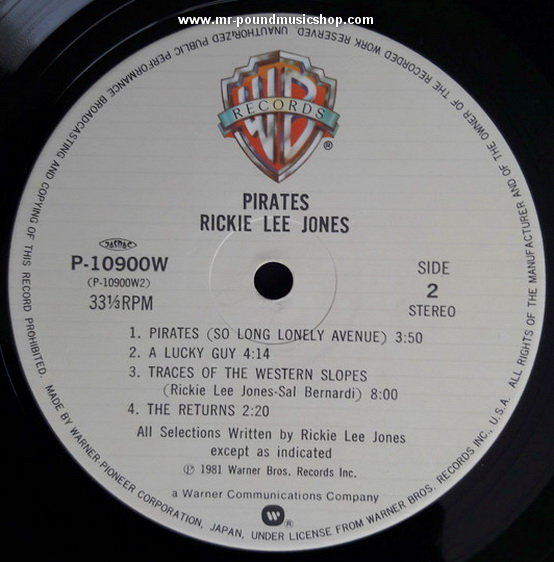 Rickie Lee Jones - Pirates