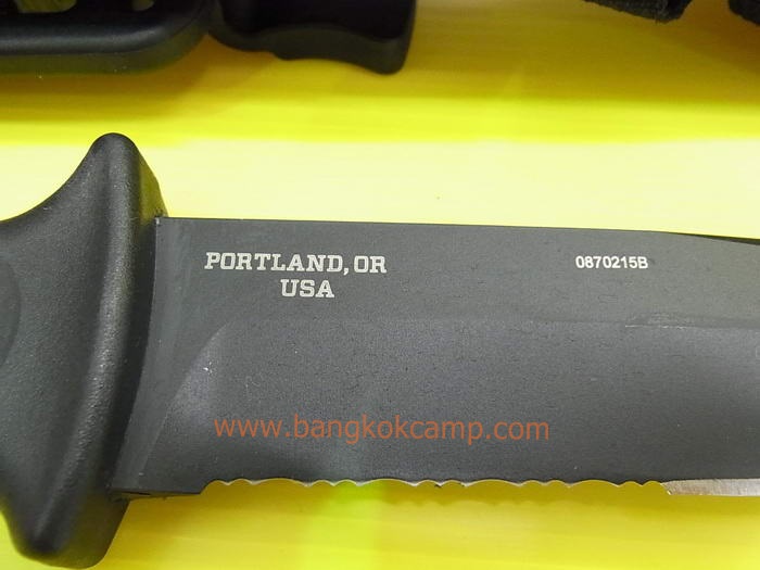 มีดใบตาย Gerber Prodigy Survival Knife, Serrated Edge, Black [22-41121] ของใหม่ ของแท้