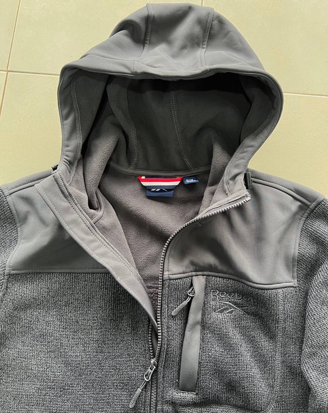 Reebok Fleece Jacket with Zip Chest Pocket