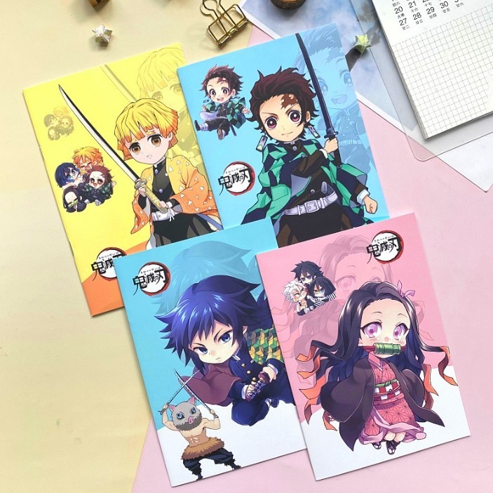 สมุดโน๊ตลายดาบพิฆาตอสูร สมุดนักเรียนปกอ่อน NOTE BOOK สมุดจด พกพาสะดวก