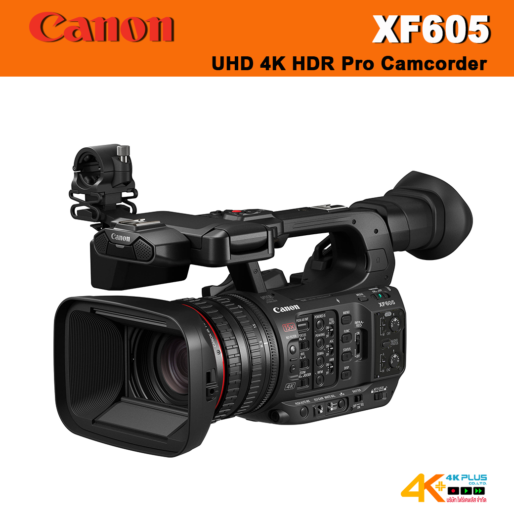 Canon XF605 UHD 4K HDR Pro Camcorder