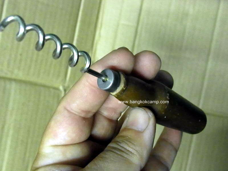 ที่เปิดจุ๊กไม้ก๊อกโบราณ รูปขวด