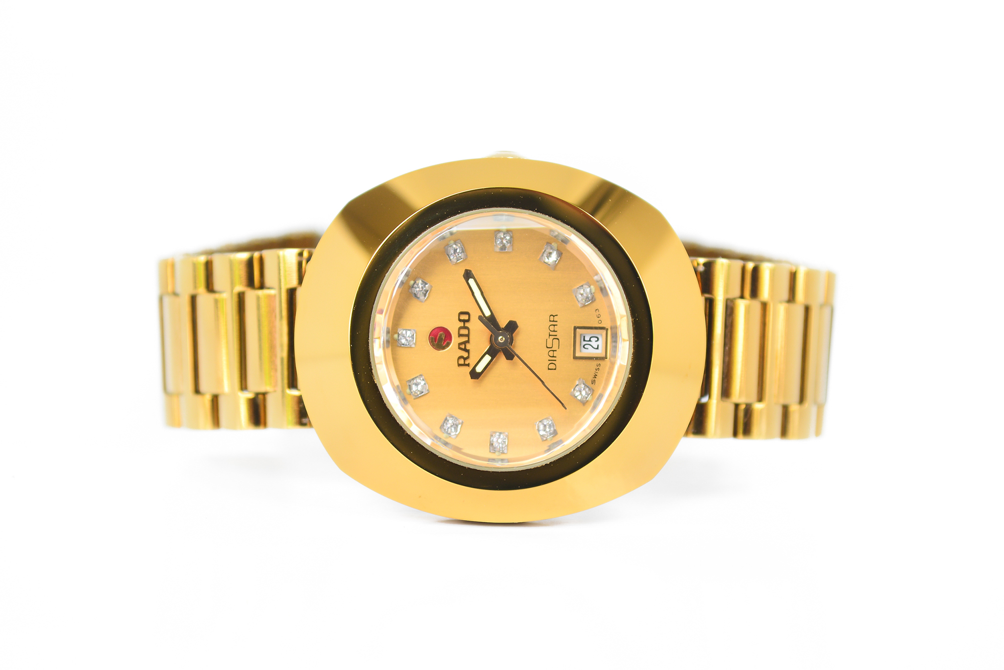 Rado Diastar Automatic Lady Size เรือนทอง หน้าทอง 11 พลอย