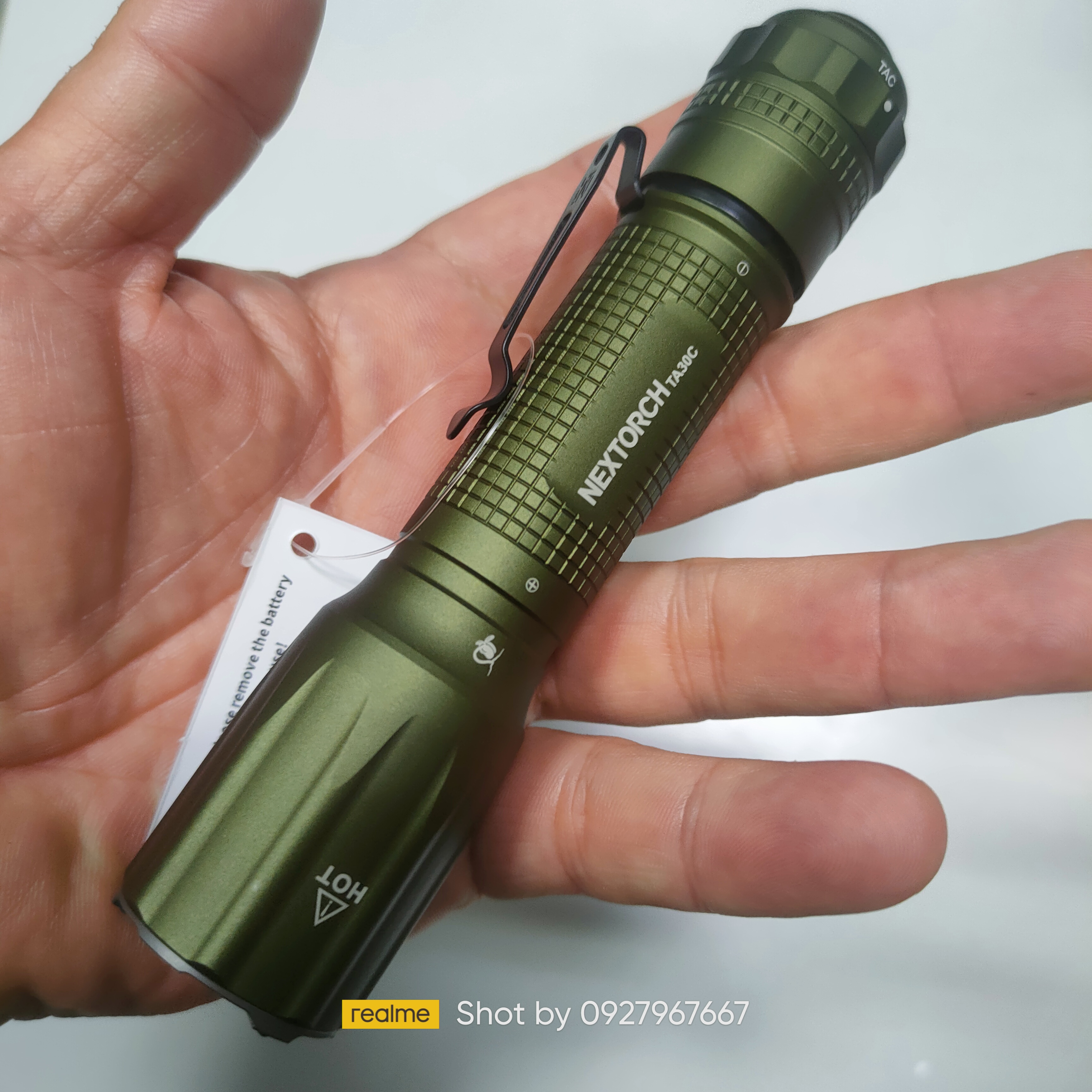 ไฟฉาย Nextorch TA30C 1600 Lumens One Step Tactical Flashlight (Green / สีเขียว)