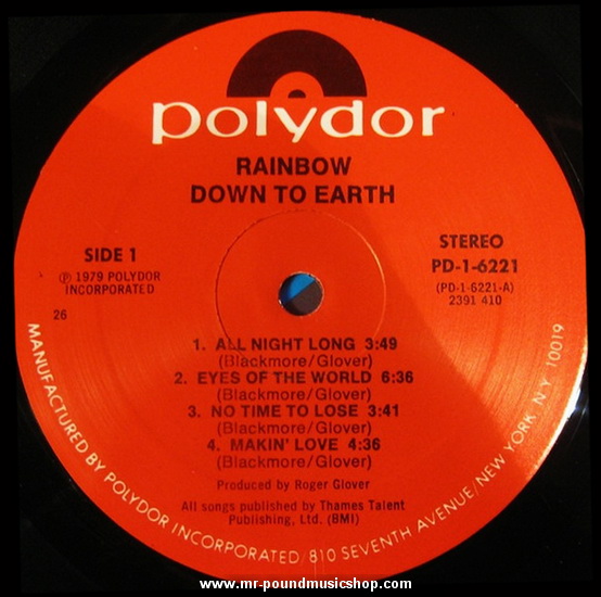 Rainbow - Down To Earth