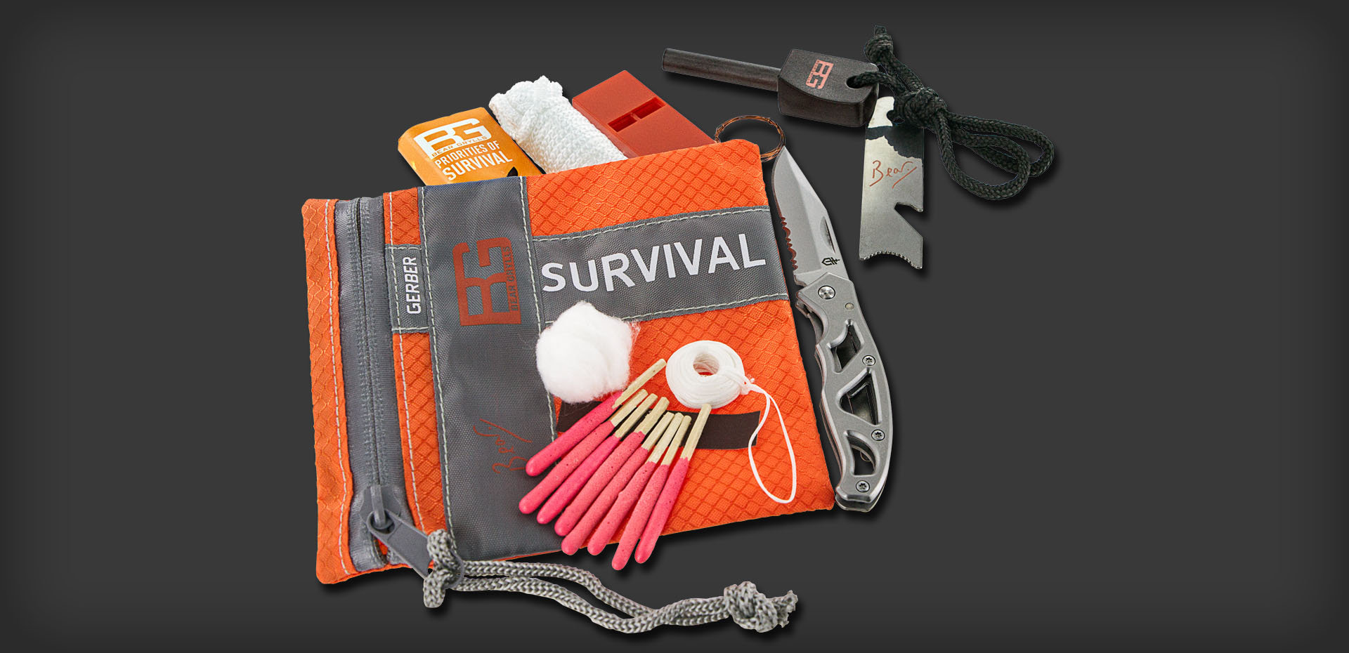 ชุดอุปกรณ์ยังชีพ ชุดเล็ก BEAR GRYLLS BASIC KIT (31-000700)