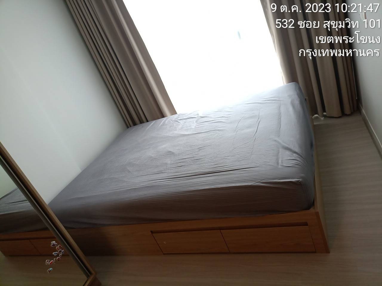 ขาย / เช่าคอนโด The privacy s101 (เดอะ ไพรเวซี่ เอส 101) 1 ห้องนอน 1 ห้องน้ำ ขนาด 27.46 ตรม ชั้น 3 วิว สวน ทิศ ตะวันตก อาคาร B