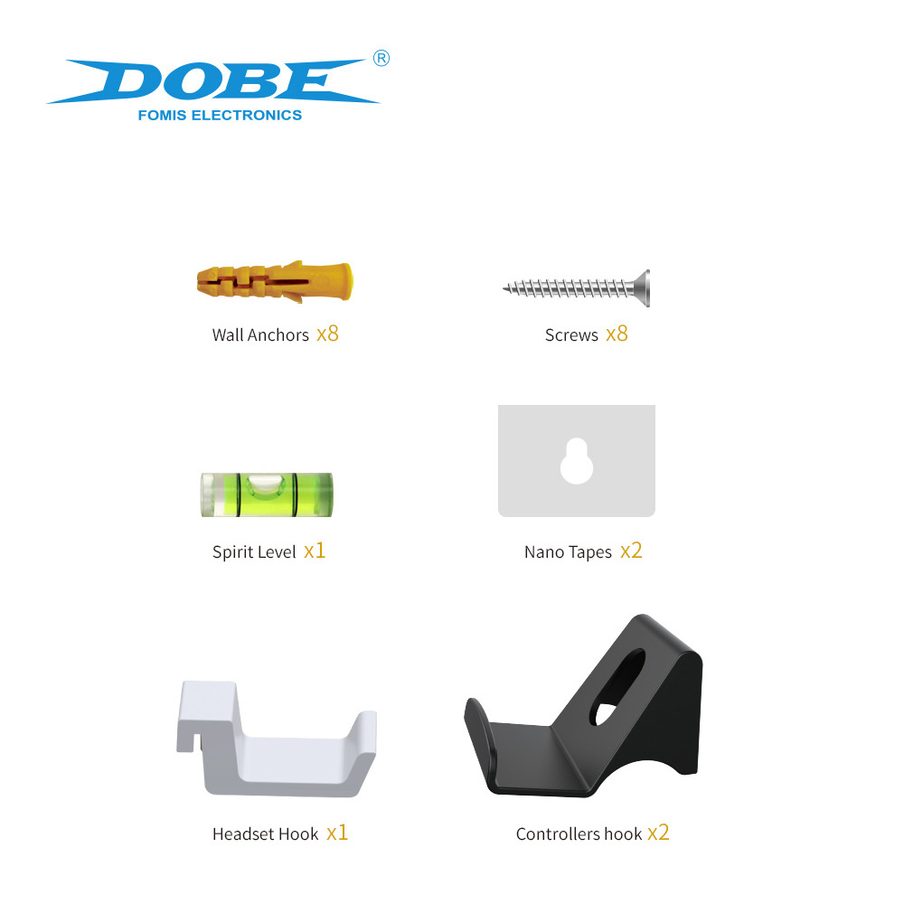 DOBE Wall Mount ชุดฐานติดผนัง เครื่องเกม PS5 ทุกรุ่น TP5-3502