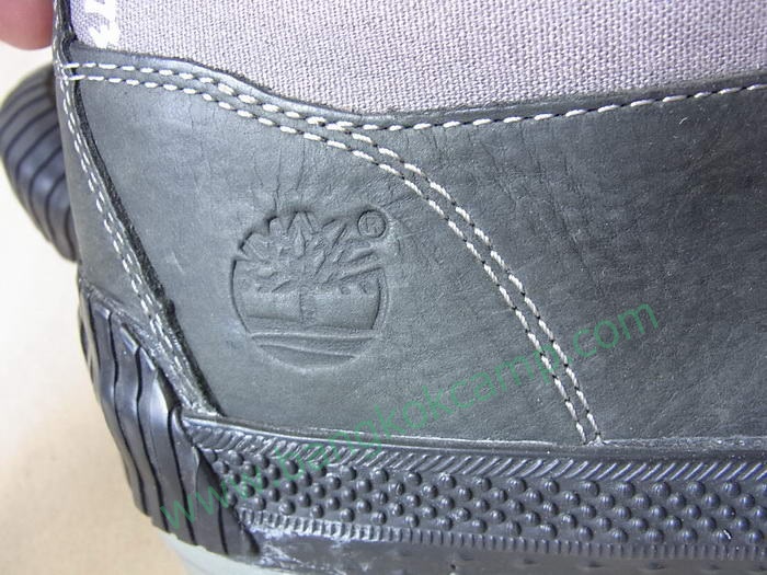 รองเท้า Timberland หุ้มข้อ ผ้าใบ สีเทา