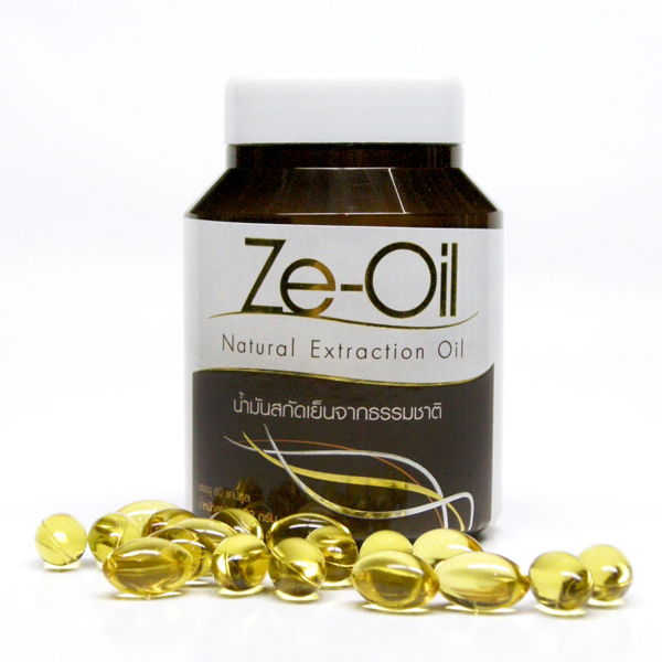 Ze-Oil Gold (ซีออยล์ โกลด์) น้ำมันสกัดเย็น ขนาด 300เม็ด