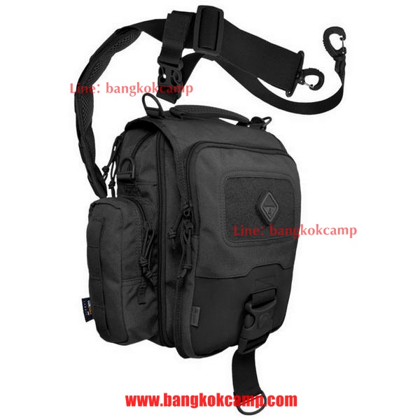 กระเป๋าสะพายข้าง HAZARD4 Kato tablet + netbook mini-messenger (Black) ผ้าคอดูร่า (Cordura) สีดำ